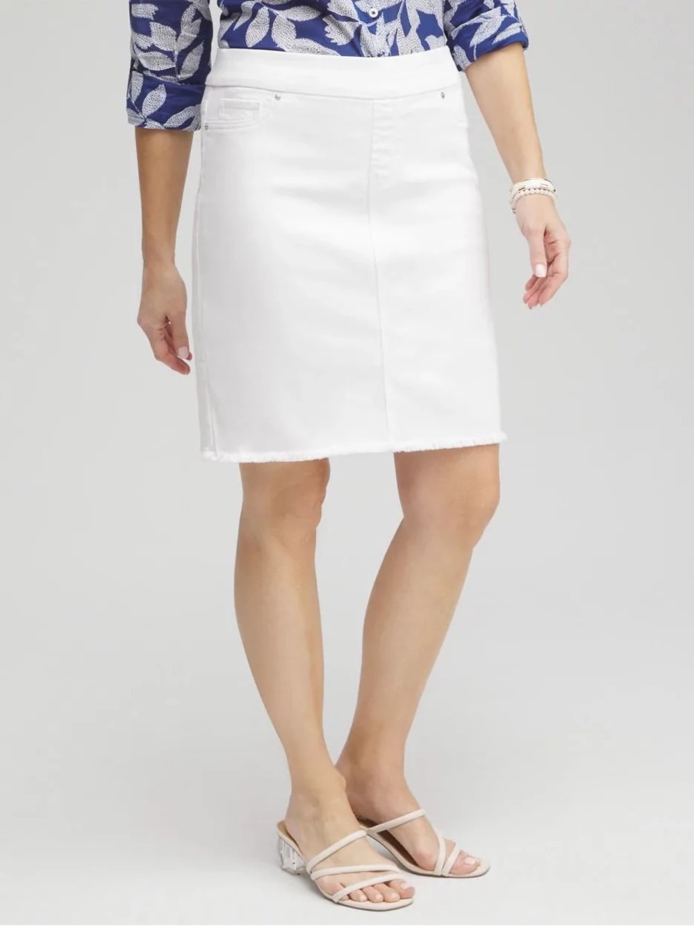 Chico’s White Denim Skort